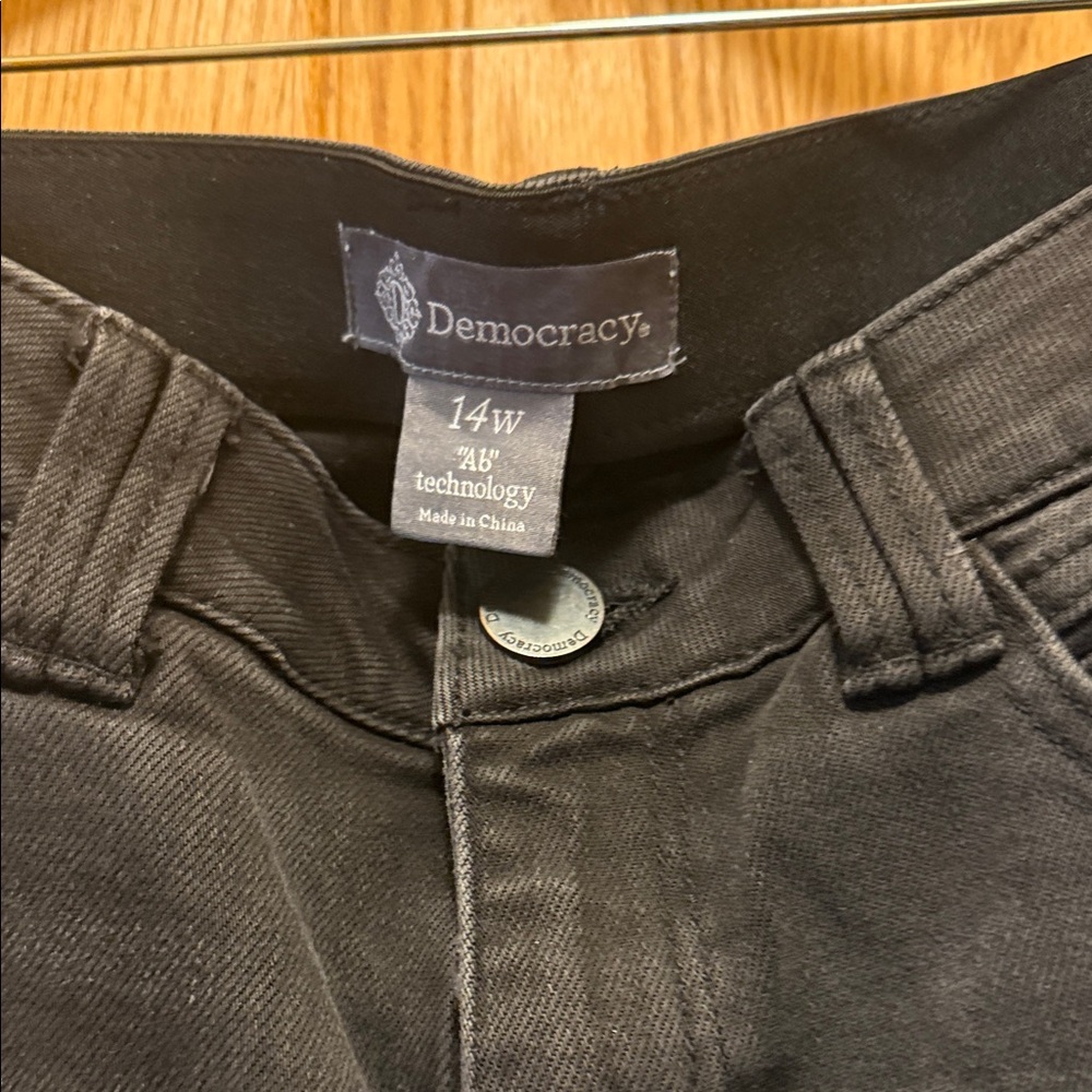 Democracy Charcoal Denim Pants